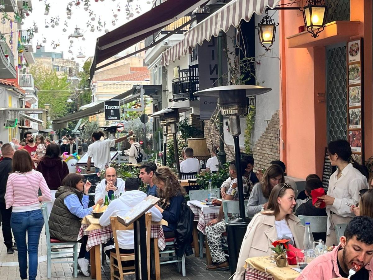 Ferienwohnung Aris In Psiri Athen Exterior foto