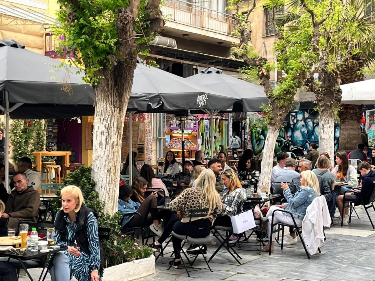 Ferienwohnung Aris In Psiri Athen Exterior foto